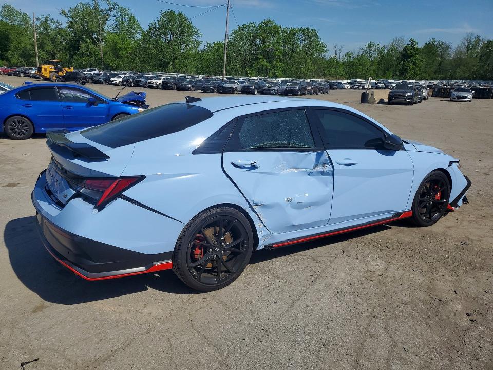 53999536 :رقم المزاد ، KMHLW4DKXSU025283 vin ، 2025 Hyundai Elantra N مزاد بيع