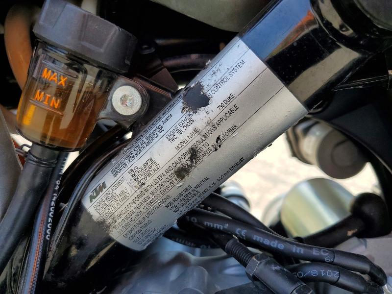 Продажа на аукционе авто 2019 Ktm 790, vin: VBKTU6401KM736745, номер лота: 52517956