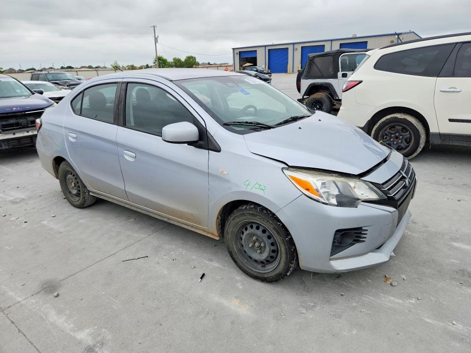 2022 Mitsubishi Mirage მანქანა იყიდება აუქციონზე, vin: ML32FUFJ7NHF02517, აუქციონის ნომერი: 53978926