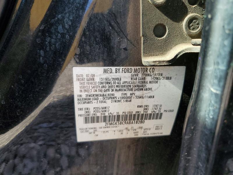 Aukcja sprzedaży 2010 Ford Flex, vin: 2FMGK5BC9ABA18280, numer aukcji: 51512886