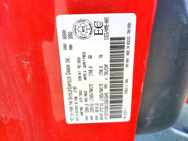 Aukcja sprzedaży 2005 Dodge Ram 2500, vin: 3D7KS28D15G816245, numer aukcji: 55206536