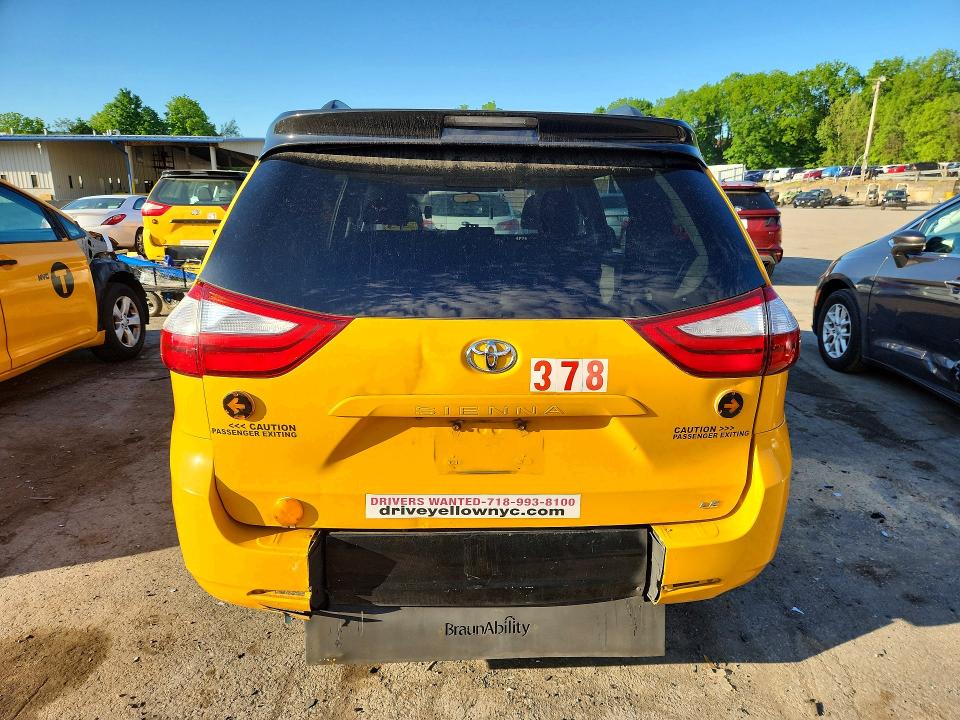 Aukcja sprzedaży 2016 Toyota Sienna, vin: 5TDKK3DC6GS760336, numer aukcji: 55366596