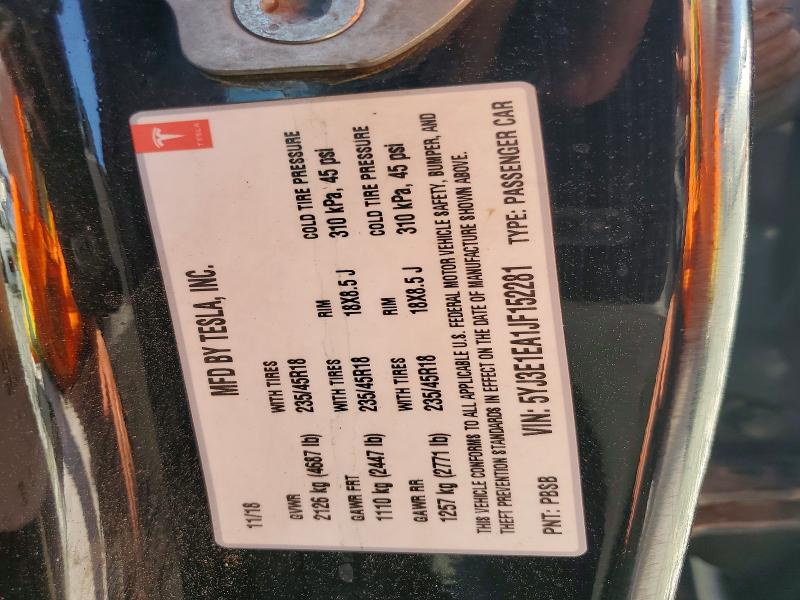 Aukcja sprzedaży 2018 Tesla Model 3, vin: 5YJ3E1EA1JF152281, numer aukcji: 54226386