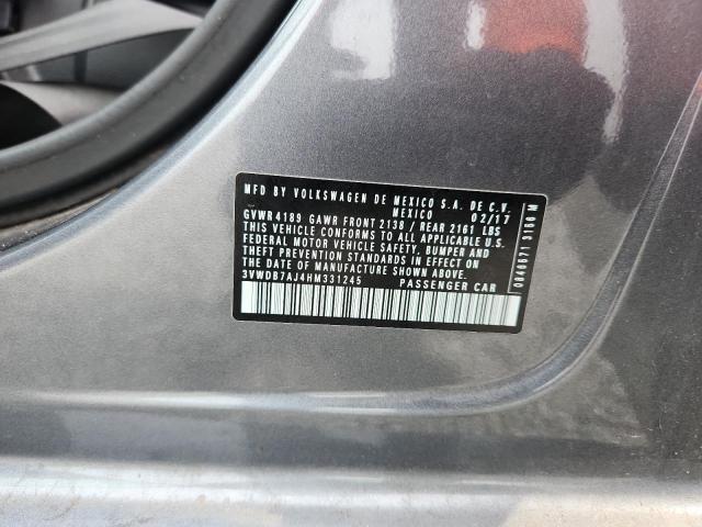 Продажа на аукционе авто 2017 Volkswagen Jetta, vin: 3VWDB7AJ4HM331245, номер лота: 53183626