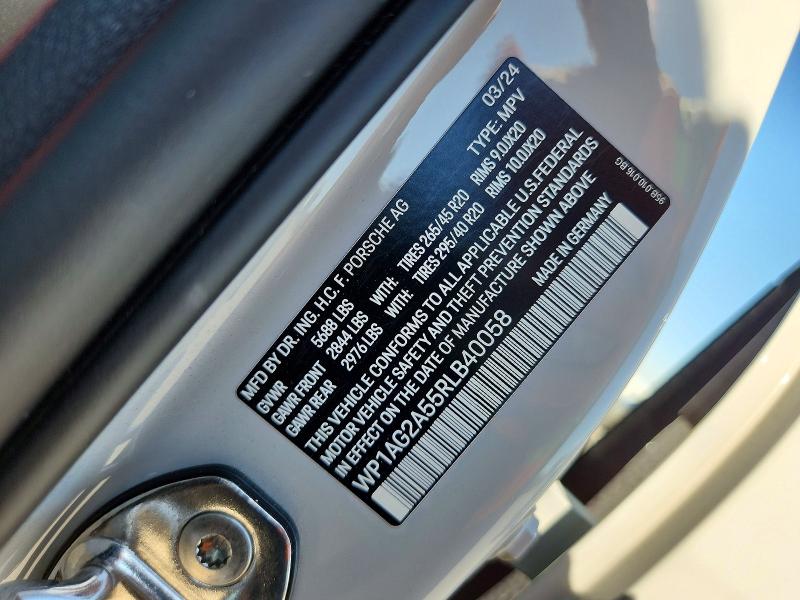 Продажа на аукционе авто 2024 Porsche Macan, vin: WP1AG2A55RLB40058, номер лота: 53113706