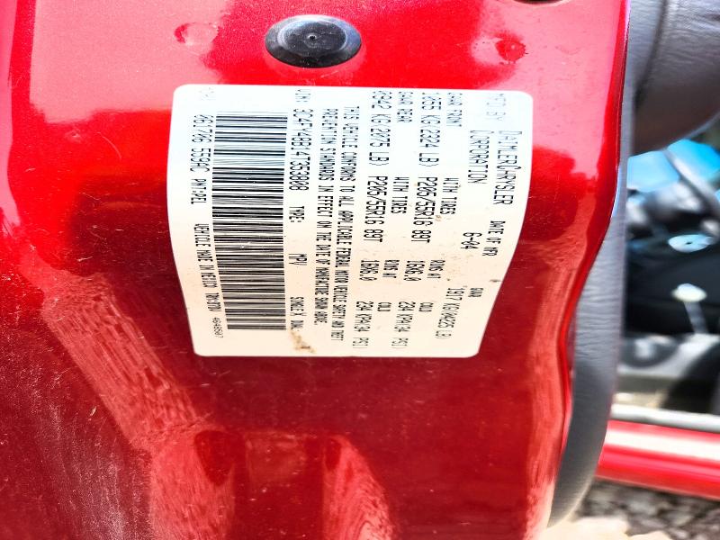 55601946 :رقم المزاد ، 3C4FY48B14T353808 vin ، 2004 Chrysler Pt Cruiser مزاد بيع