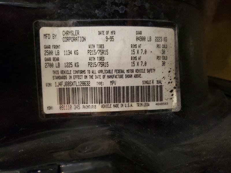 Aukcja sprzedaży 1996 Jeep Cherokee, vin: 1J4FJ68SXTL128632, numer aukcji: 52856596