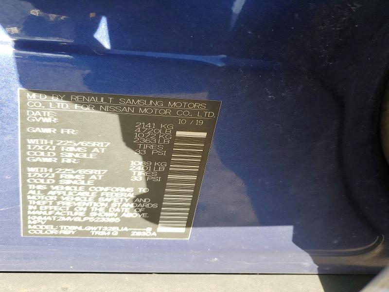 Продажа на аукционе авто 2020 Nissan Rogue, vin: KNMAT2MV6LP523385, номер лота: 53638426