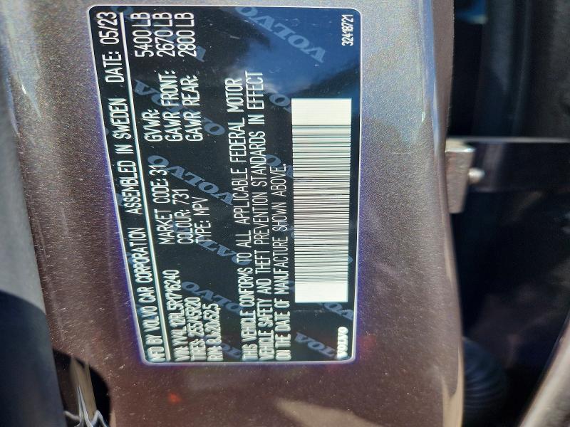 Продаж на аукціоні авто 2024 Volvo Xc60, vin: YV4L12RL5R1716240, номер лоту: 51167706