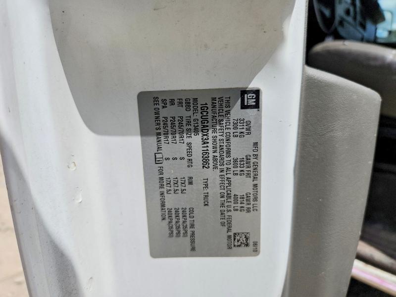 Продаж на аукціоні авто 2010 Chevrolet Express G1500, vin: 1GCUGADX3A1163862, номер лоту: 52906186