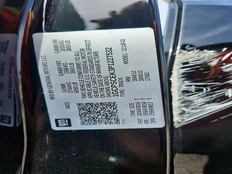 55063566 :رقم المزاد ، 1GCPSCEK3P1227532 vin ، 2023 Chevrolet Colorado مزاد بيع