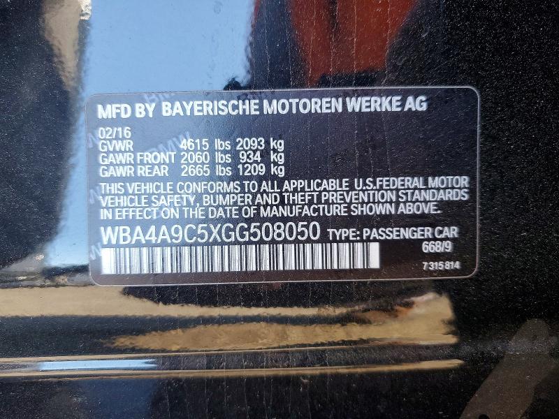 Продажа на аукционе авто 2016 Bmw 428, vin: WBA4A9C5XGG508050, номер лота: 54115296
