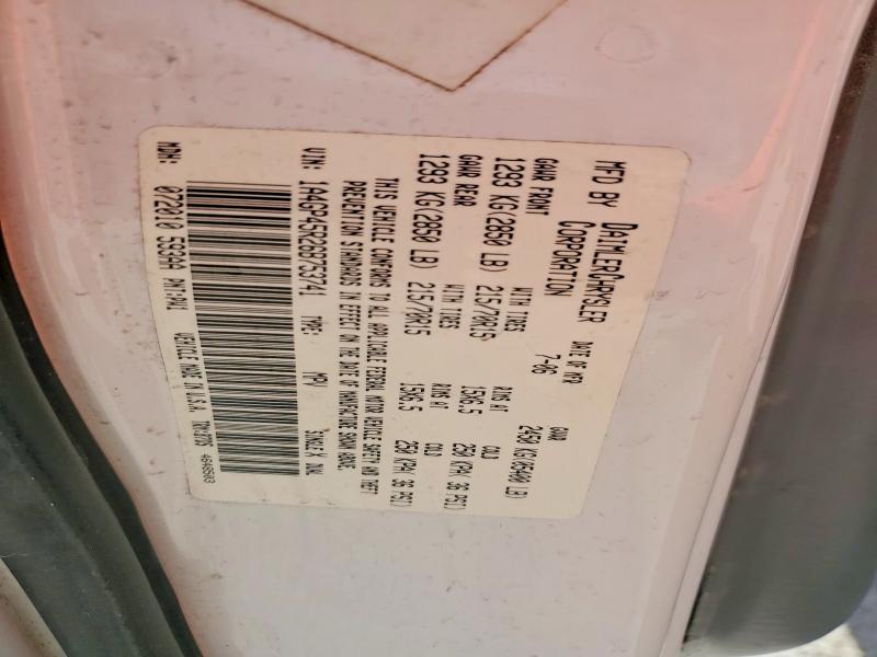 54755536 :رقم المزاد ، 1A4GP45R26B753741 vin ، 2006 Chrysler Town & Country مزاد بيع