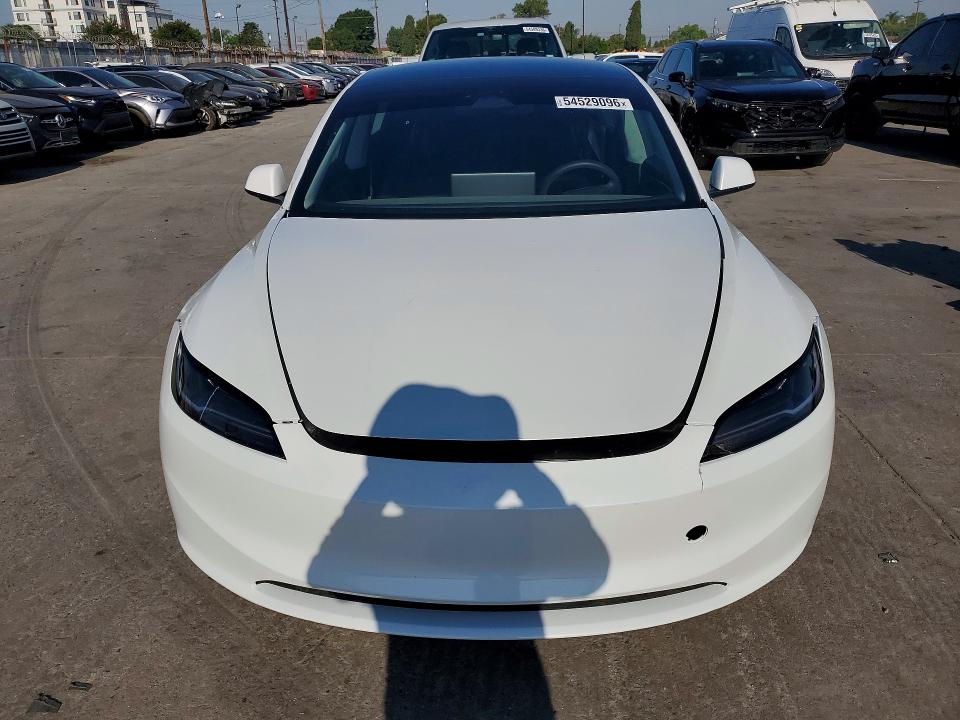 2025 Tesla Model 3 მანქანა იყიდება აუქციონზე, vin: 5YJ3E1EAXSF914640, აუქციონის ნომერი: 54529096