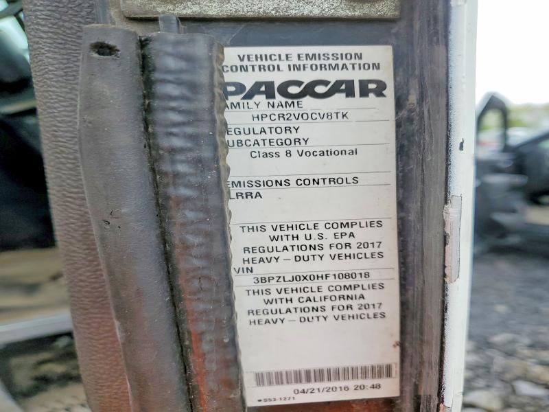 Продаж на аукціоні авто 2017 Peterbilt 320, vin: 3BPZLJ0X0HF108018, номер лоту: 51585456