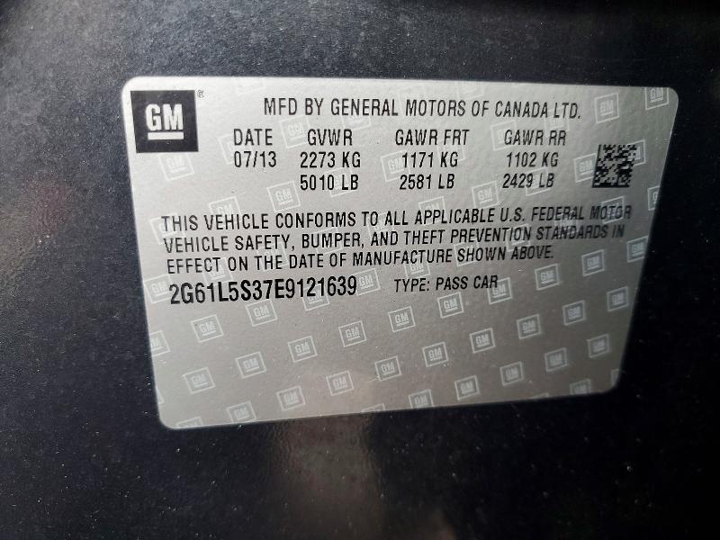 53663036 :رقم المزاد ، 2G61L5S37E9121639 vin ، 2014 Cadillac Xts مزاد بيع