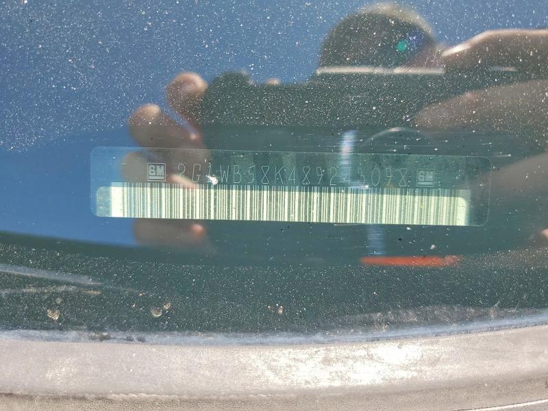 55349806 :رقم المزاد ، 2G1WB58K489243098 vin ، 2008 Chevrolet Impala مزاد بيع
