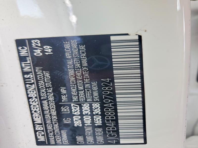 Aukcja sprzedaży 2024 Mercedes-benz Gle, vin: 4JGFB4FB8RA979824, numer aukcji: 54599486