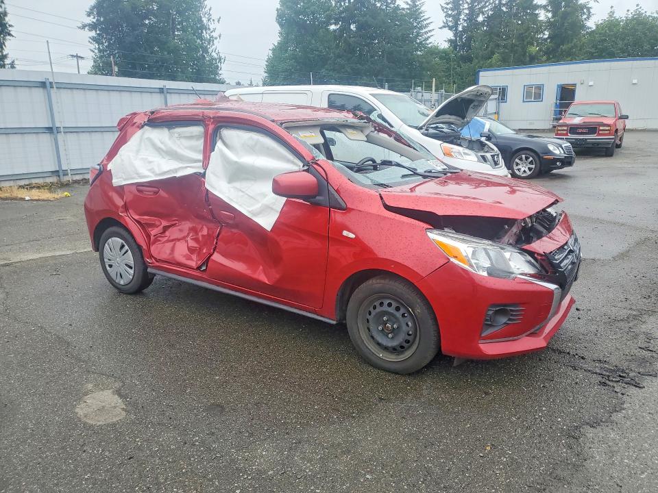 2021 Mitsubishi Mirage მანქანა იყიდება აუქციონზე, vin: ML32AUHJ9MH014161, აუქციონის ნომერი: 54291636
