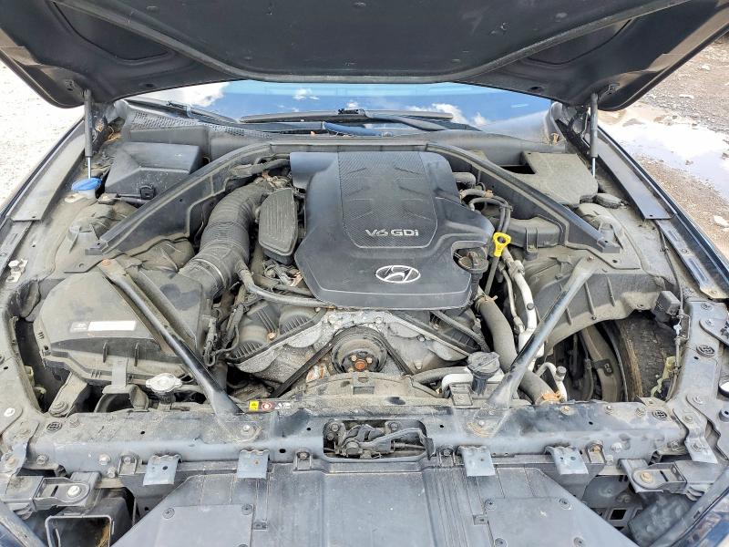 2015 Hyundai Genesis მანქანა იყიდება აუქციონზე, vin: KMHGN4JE4FU059129, აუქციონის ნომერი: 53895566