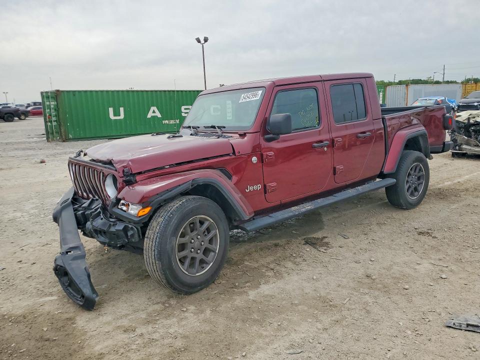54542996 :رقم المزاد ، 1C6HJTFG4ML602773 vin ، 2021 Jeep Gladiator مزاد بيع