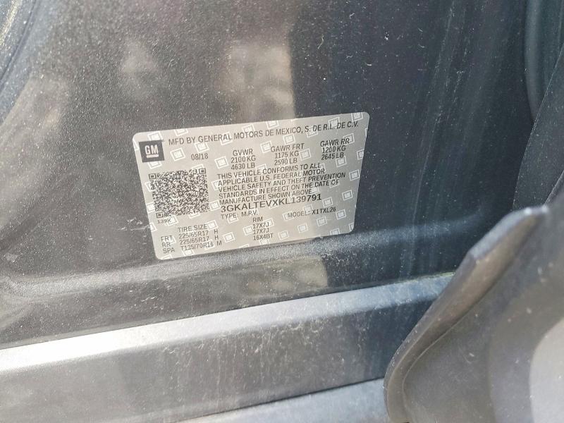Aukcja sprzedaży 2019 Gmc Terrain, vin: 3GKALTEVXKL139791, numer aukcji: 52099886