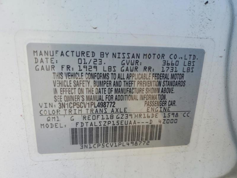 Aukcja sprzedaży 2023 Nissan Kicks, vin: 3N1CP5CV1PL498772, numer aukcji: 52990266