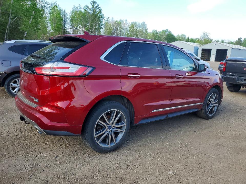 52580096 :رقم المزاد ، 2FMPK4K98KBB39415 vin ، 2019 Ford Edge مزاد بيع