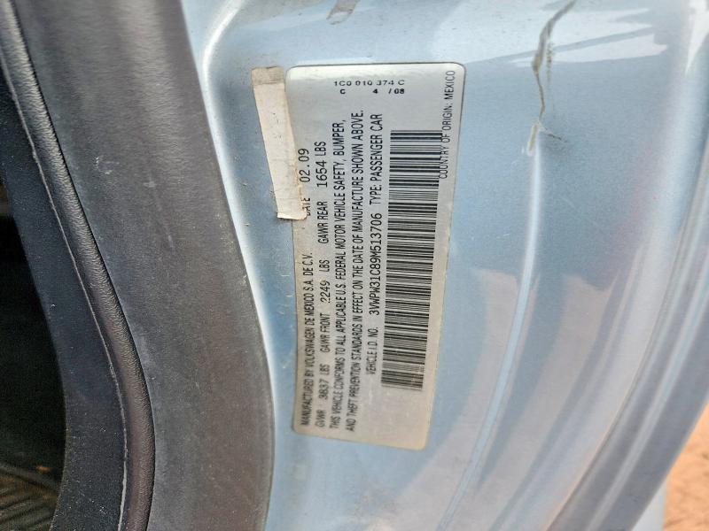51913646 :رقم المزاد ، 3VWPW31C89M513706 vin ، 2009 Volkswagen New Beetle مزاد بيع
