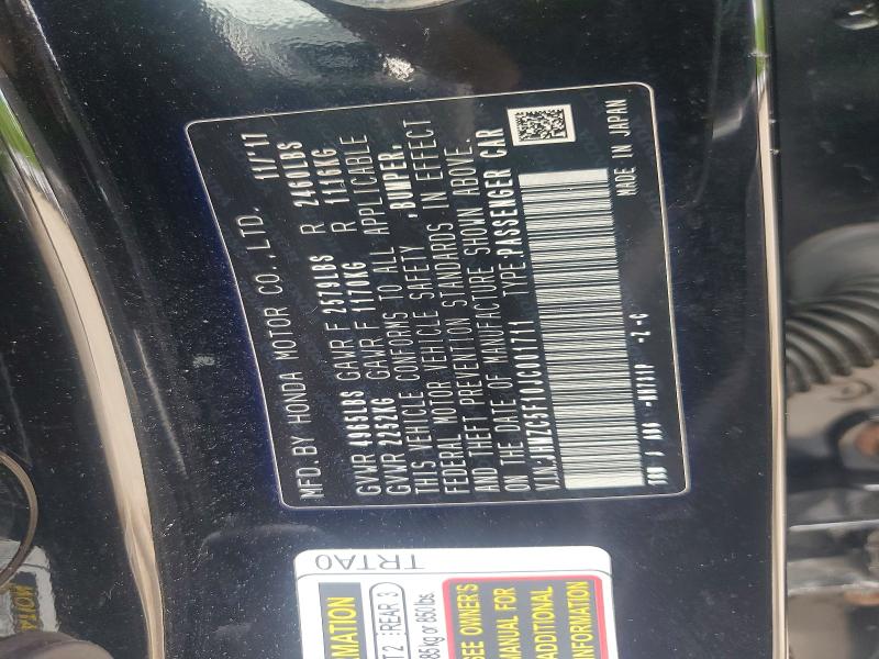 Продаж на аукціоні авто 2018 Honda Clarity, vin: JHMZC5F10JC001711, номер лоту: 54540596