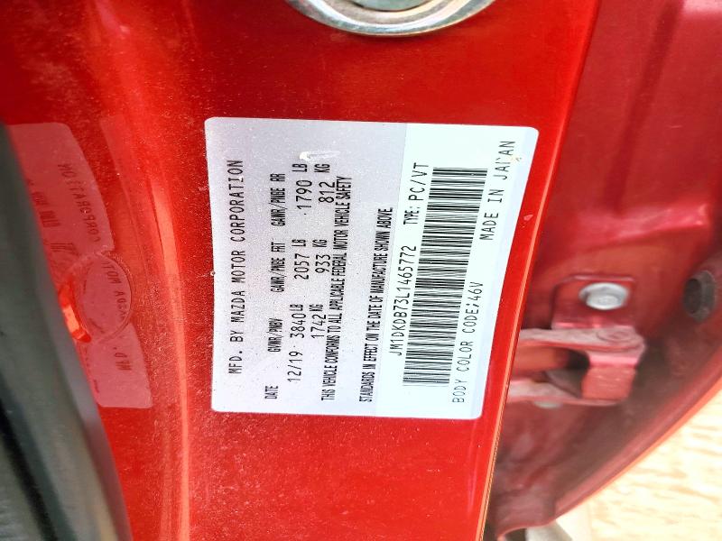 Продаж на аукціоні авто 2020 Mazda Cx-3, vin: JM1DKDB73L1465772, номер лоту: 54171356