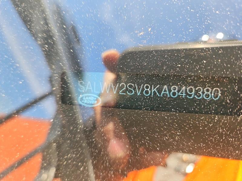 Продажа на аукционе авто 2019 Land Rover Range Rover Sport, vin: SALWV2SV8KA849380, номер лота: 55327226