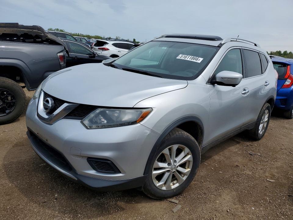 Auction sale of the 2015 Nissan Rogue, vin: 5N1AT2MV6FC868813, lot number: 51611866