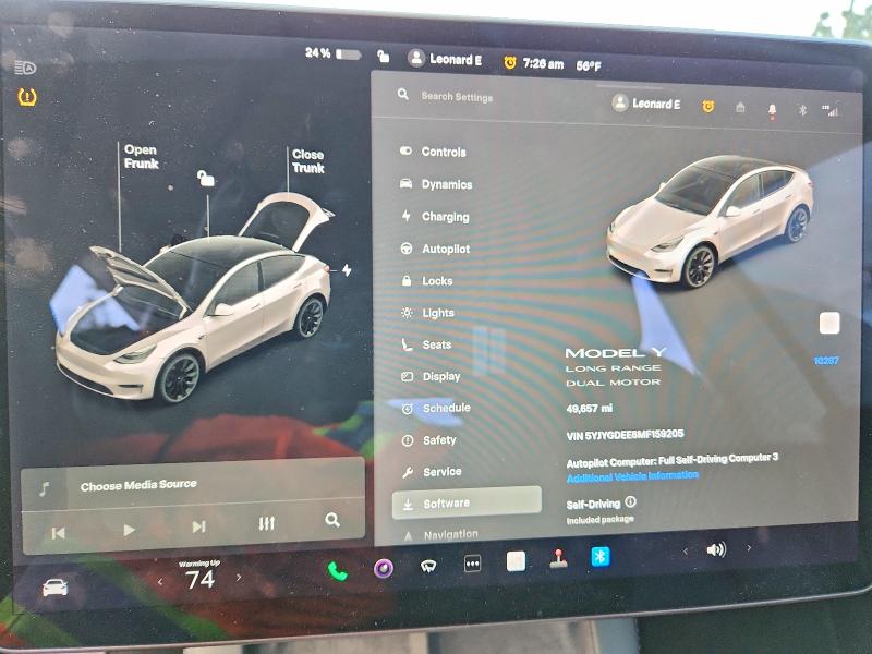 Aukcja sprzedaży 2021 Tesla Model Y, vin: 5YJYGDEE8MF159205, numer aukcji: 52255996