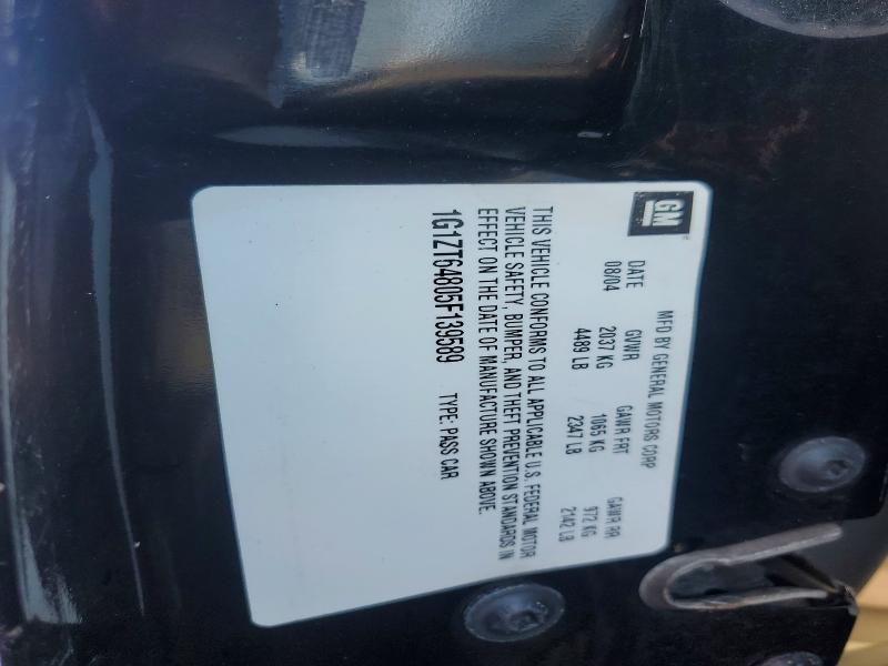 54449986 :رقم المزاد ، 1G1ZT64805F139589 vin ، 2005 Chevrolet Malibu مزاد بيع
