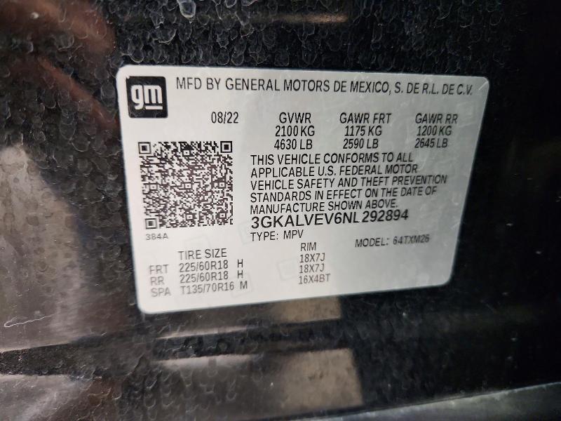 Продажа на аукционе авто 2022 Gmc Terrain, vin: 3GKALVEV6NL292894, номер лота: 52340196