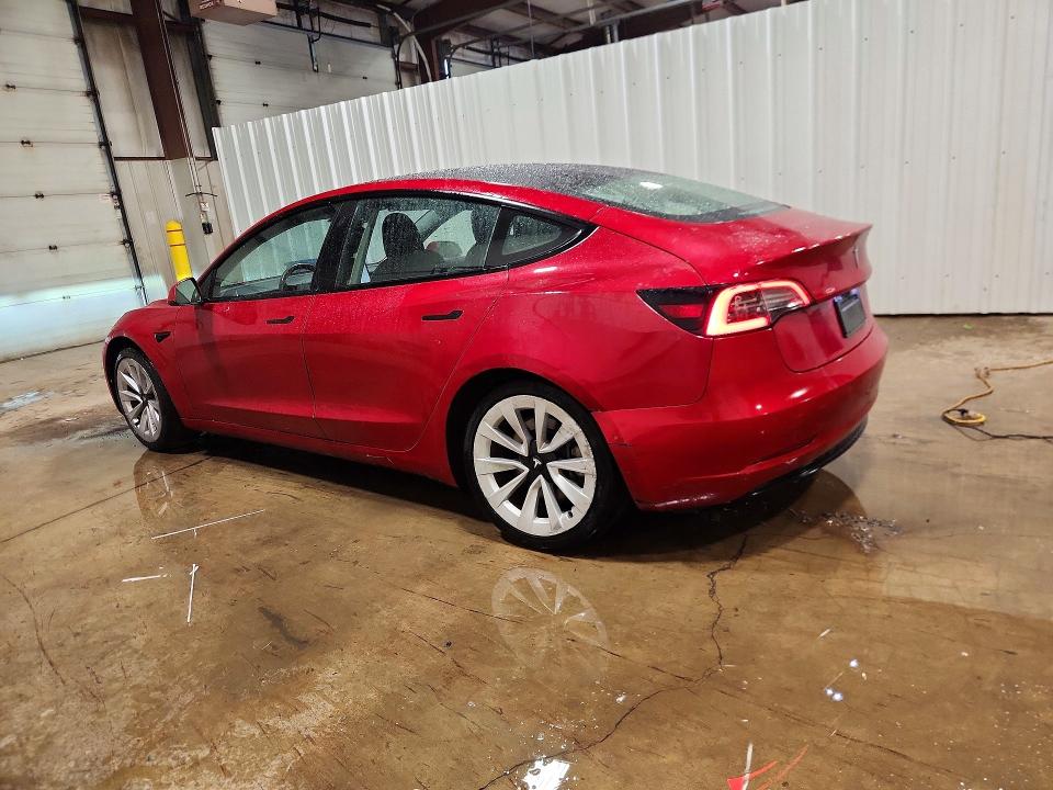 53782236 :رقم المزاد ، 5YJ3E1EA4NF288765 vin ، 2022 Tesla Model 3 مزاد بيع