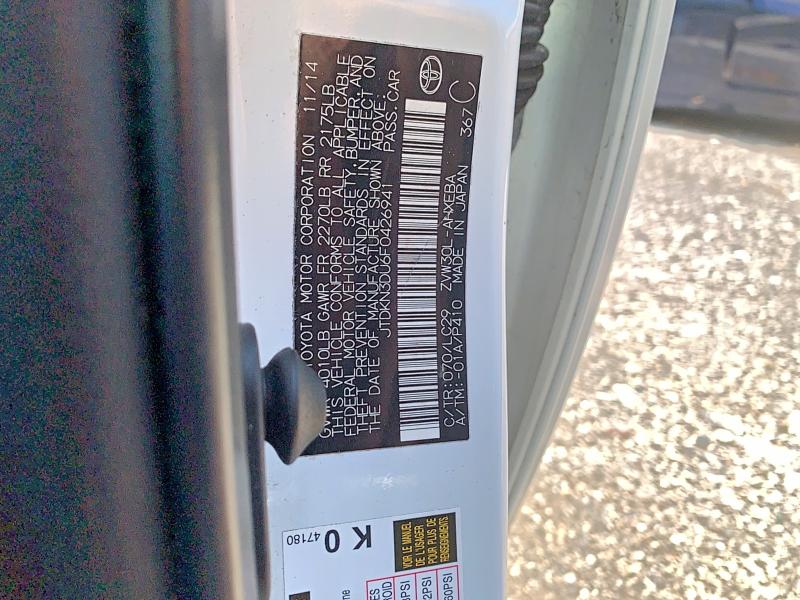 Продажа на аукционе авто 2015 Toyota Prius, vin: JTDKN3DU6F0426941, номер лота: 52540106