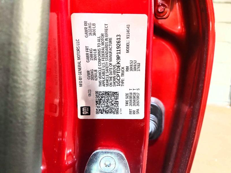 51977136 :رقم المزاد ، 1GCPTDEK9P1192613 vin ، 2023 Chevrolet Colorado مزاد بيع