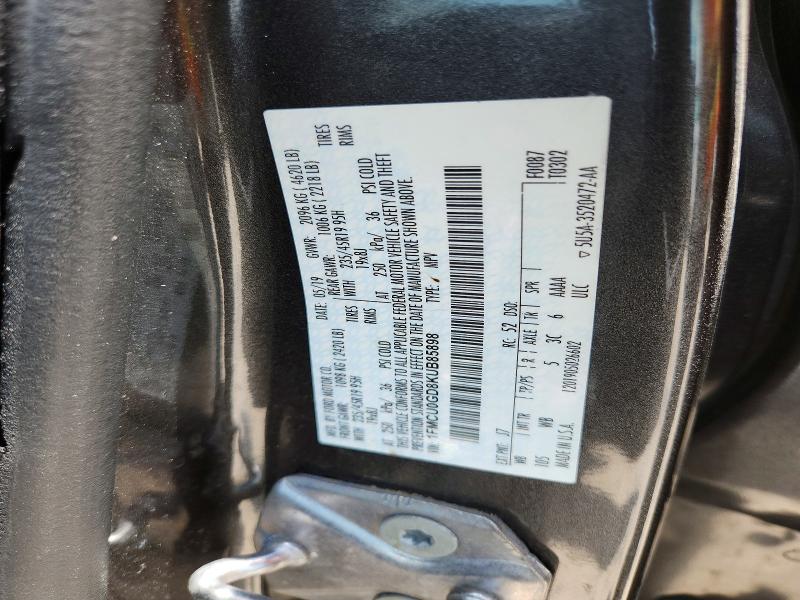 Aukcja sprzedaży 2019 Ford Escape, vin: 1FMCU0GD8KUB85898, numer aukcji: 53854906