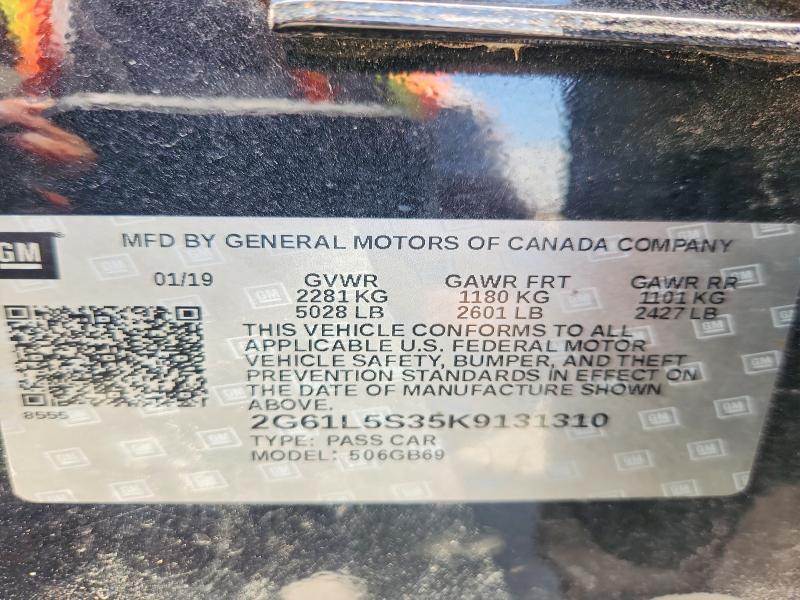 2019 Cadillac Xts მანქანა იყიდება აუქციონზე, vin: 2G61L5S35K9131310, აუქციონის ნომერი: 54502826