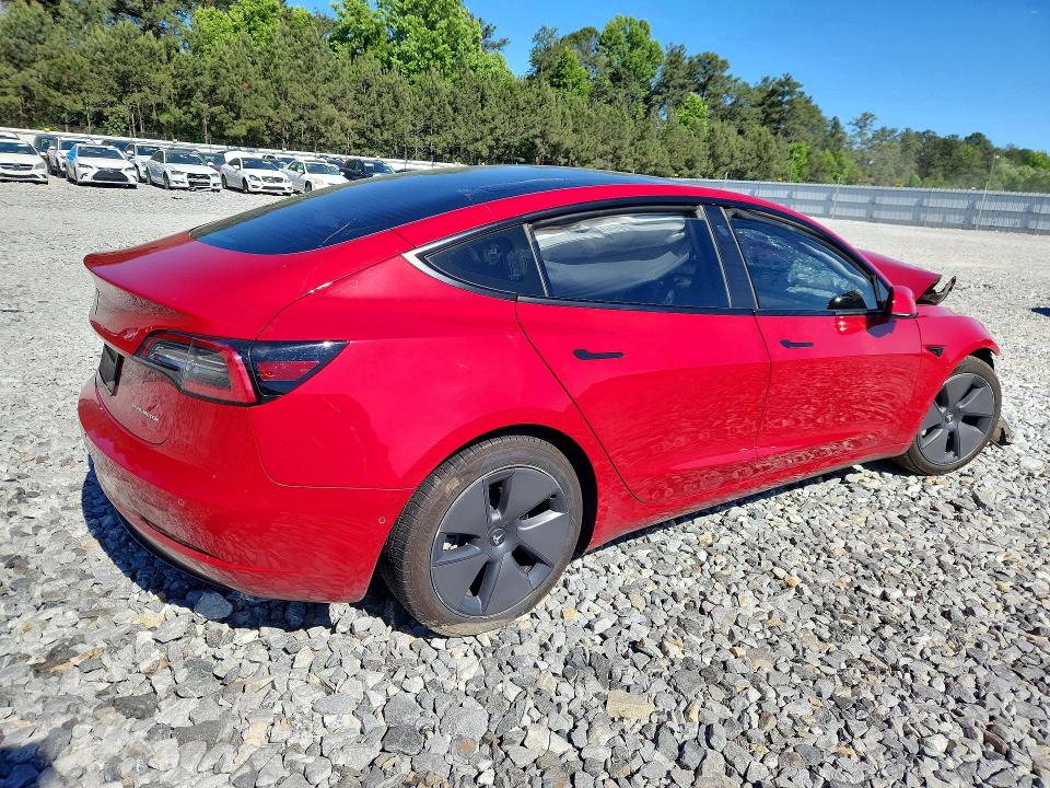 2021 Tesla Model 3 მანქანა იყიდება აუქციონზე, vin: 5YJ3E1EB2MF085834, აუქციონის ნომერი: 53750366