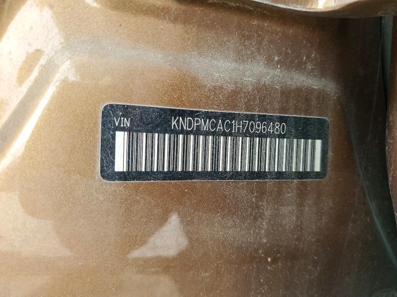Продаж на аукціоні авто 2017 Kia Sportage, vin: KNDPMCAC1H7096480, номер лоту: 54009256