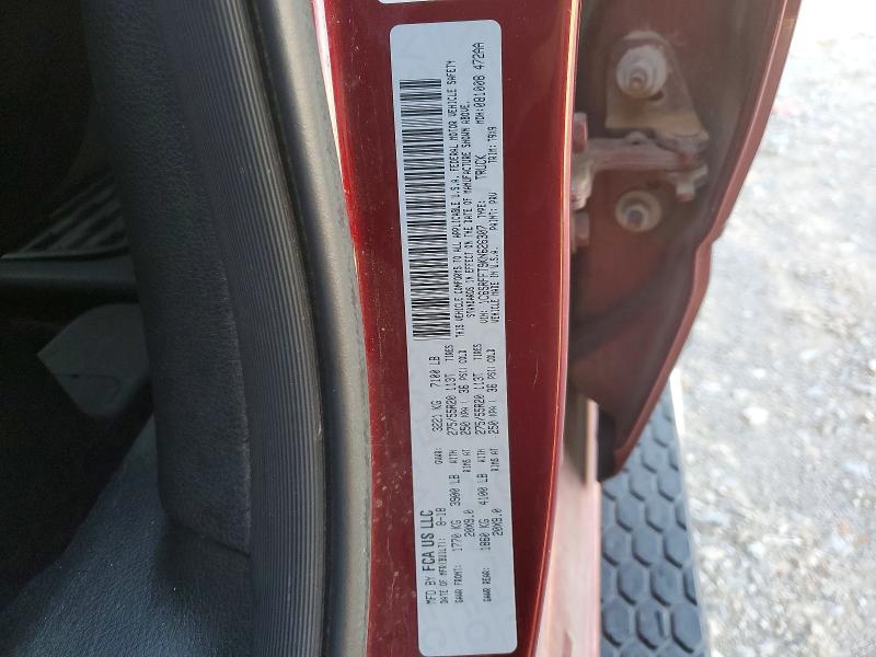 Продаж на аукціоні авто 2019 Ram 1500, vin: 1C6SRFFT9KN626307, номер лоту: 52239466
