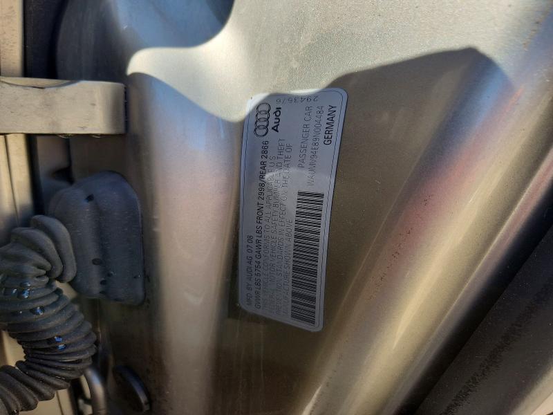 Продажа на аукционе авто 2009 Audi A8, vin: WAUMV94E89N004484, номер лота: 53029736