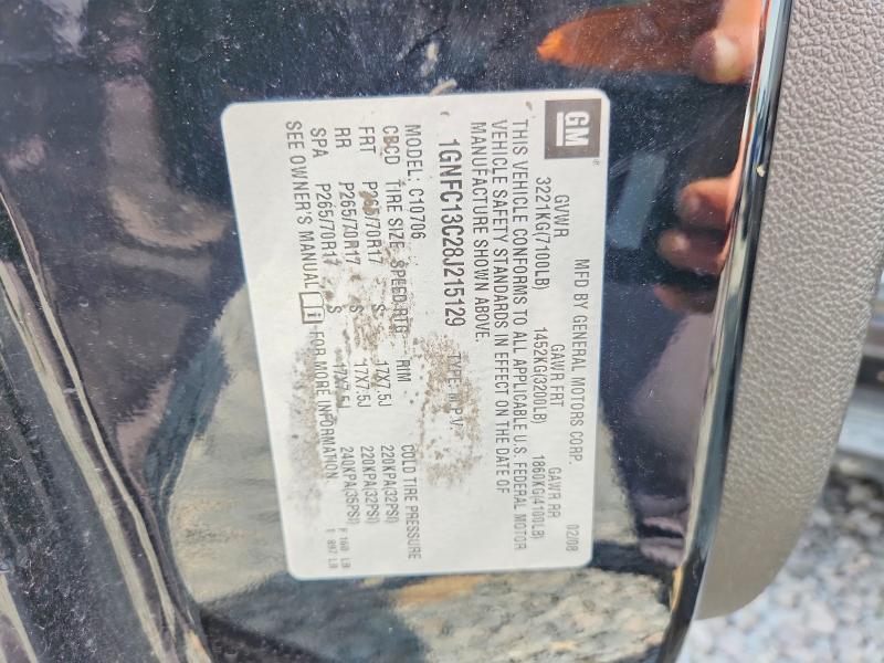 Продаж на аукціоні авто 2008 Chevrolet Tahoe, vin: 1GNFC13C28J215129, номер лоту: 55168286