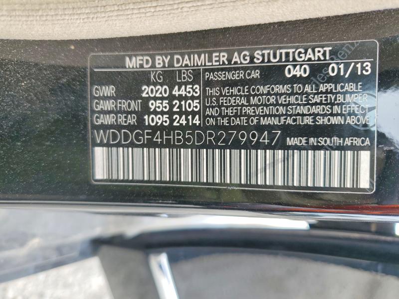 2013 Mercedes-benz C მანქანა იყიდება აუქციონზე, vin: WDDGF4HB5DR279947, აუქციონის ნომერი: 52378226