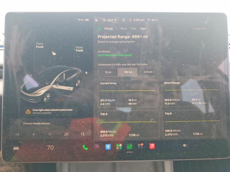 Продажа на аукционе авто 2025 Tesla Model 3, vin: 5YJ3E1EAXSF048194, номер лота: 54482696