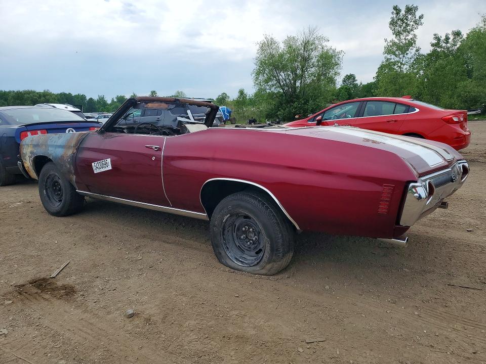Продажа на аукционе авто 1972 Chevrolet Ss, vin: 1D67H2B557016, номер лота: 54330696