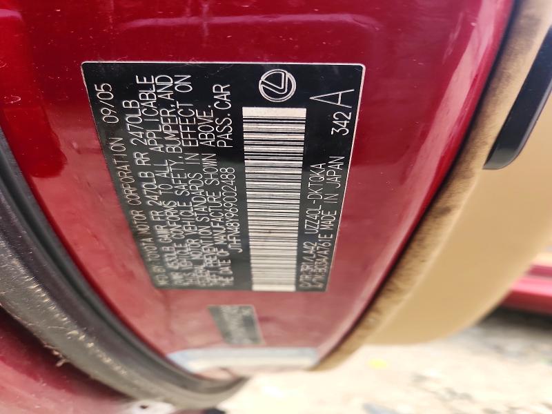 Продаж на аукціоні авто 2006 Lexus Sc, vin: JTHFN48Y969002488, номер лоту: 52718546